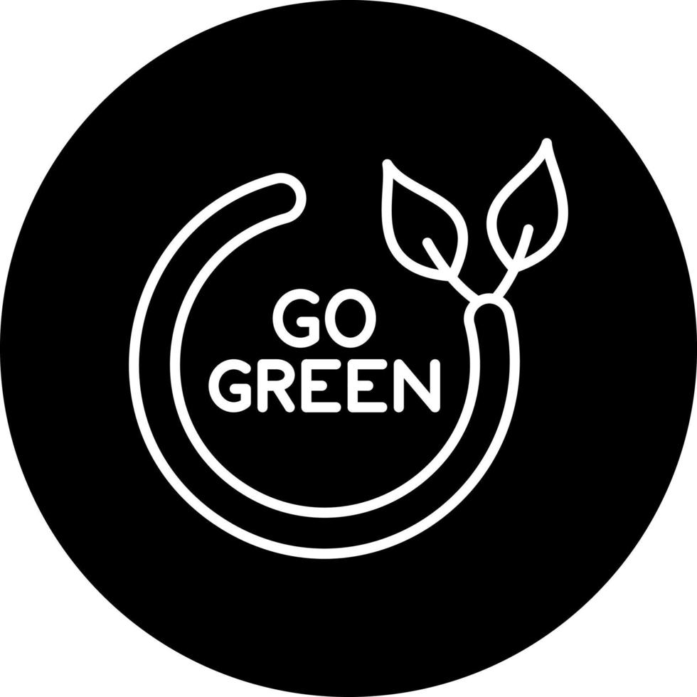 Go Green Vector Icon Style