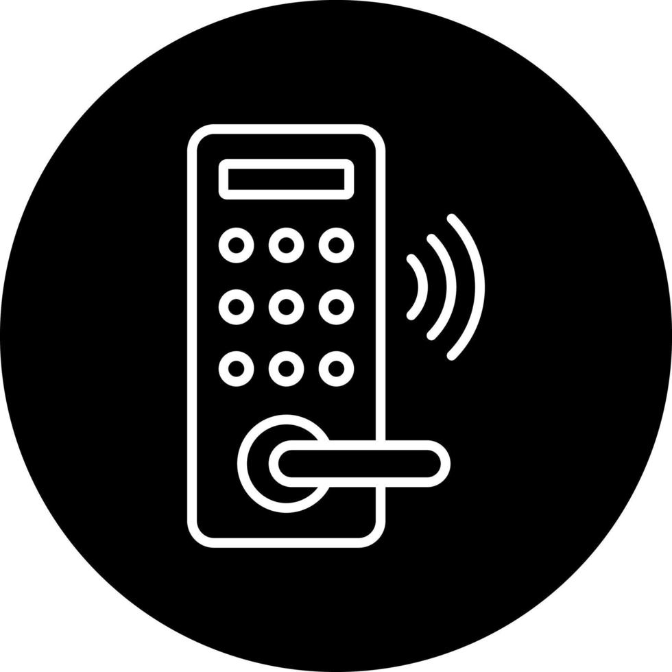 Smart Lock Vector Icon Style