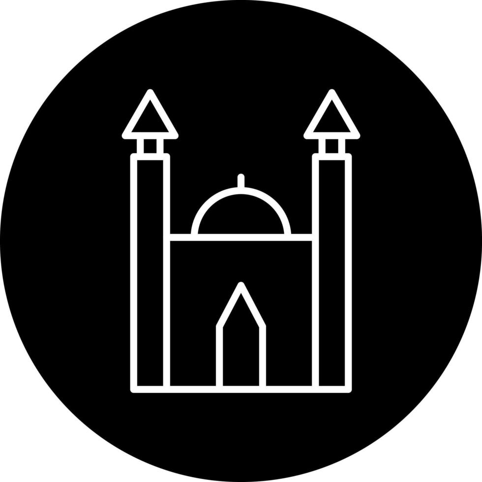 mezquita vector icono estilo