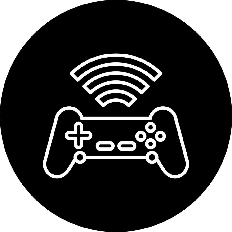 Wireless Joystick Vector Icon Style