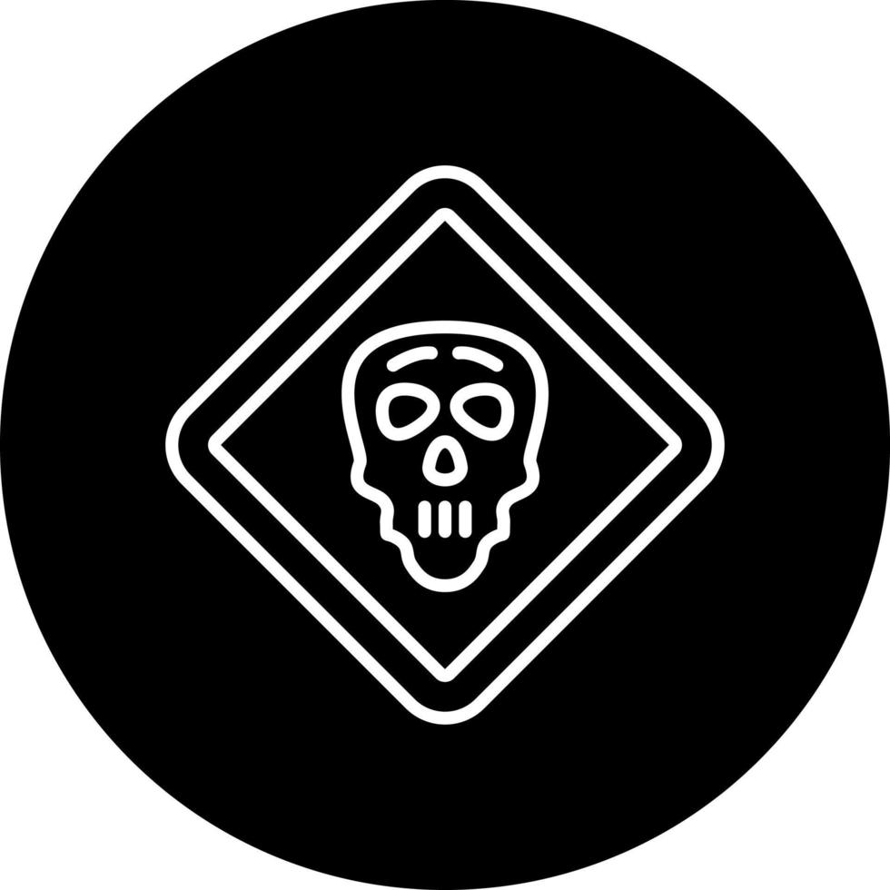 Danger Sign Vector Icon Style