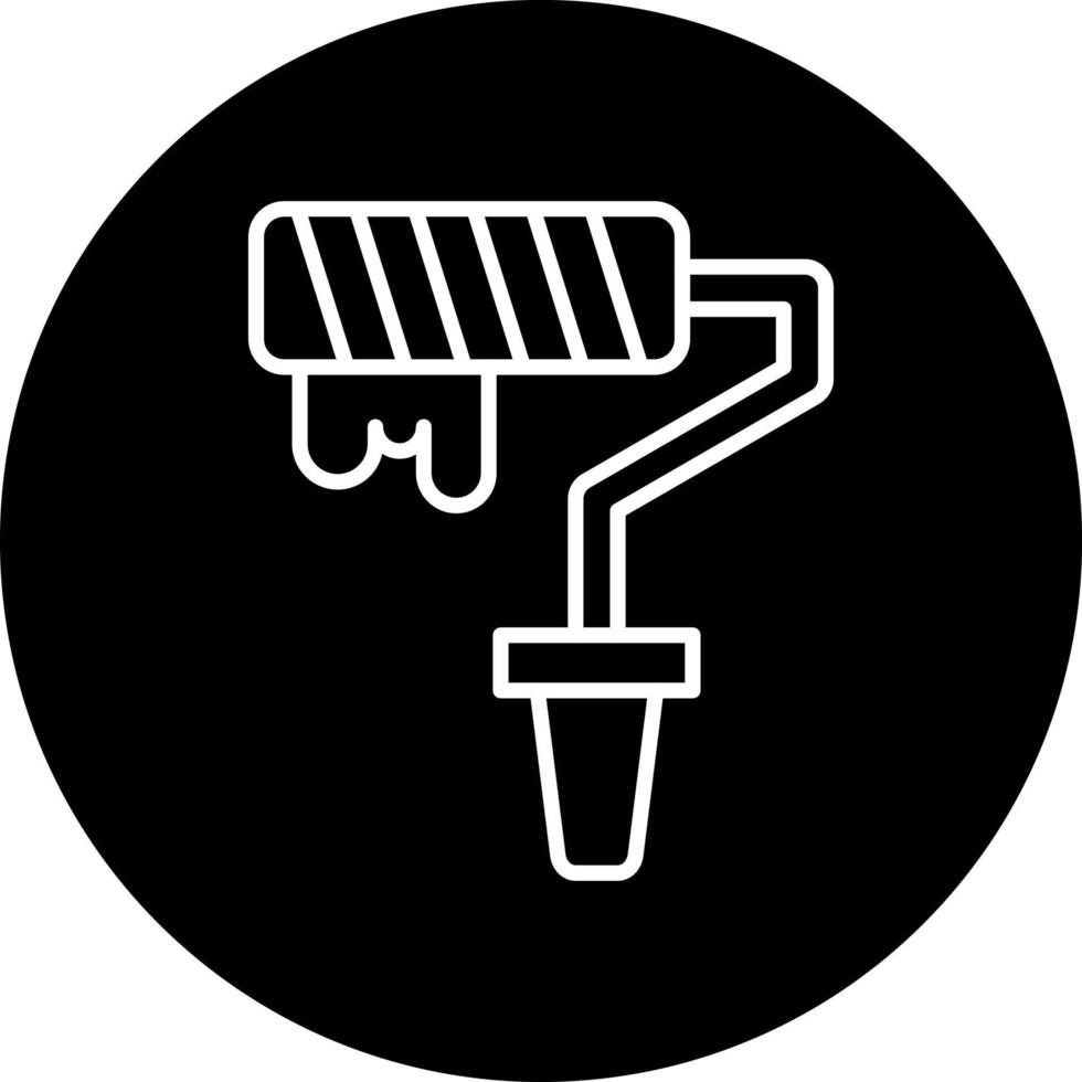 Paint Roller Vector Icon Style