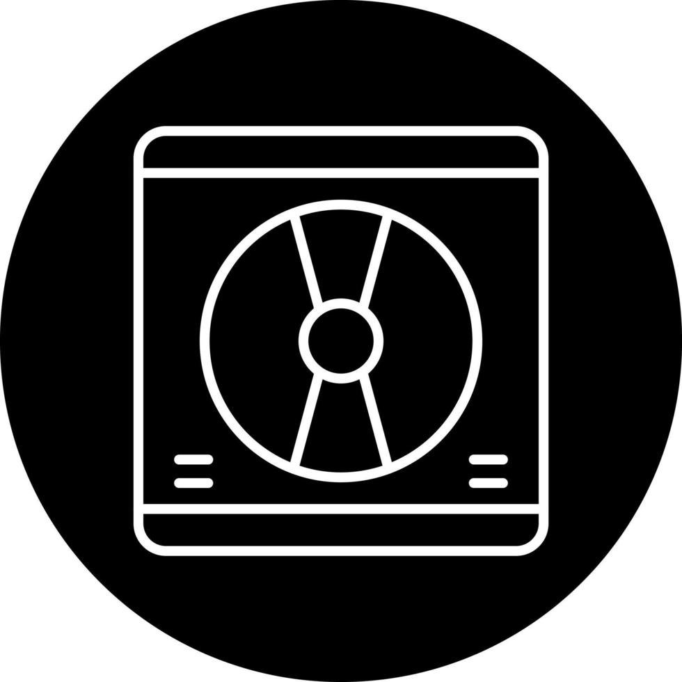 Compact Disk Vector Icon Style
