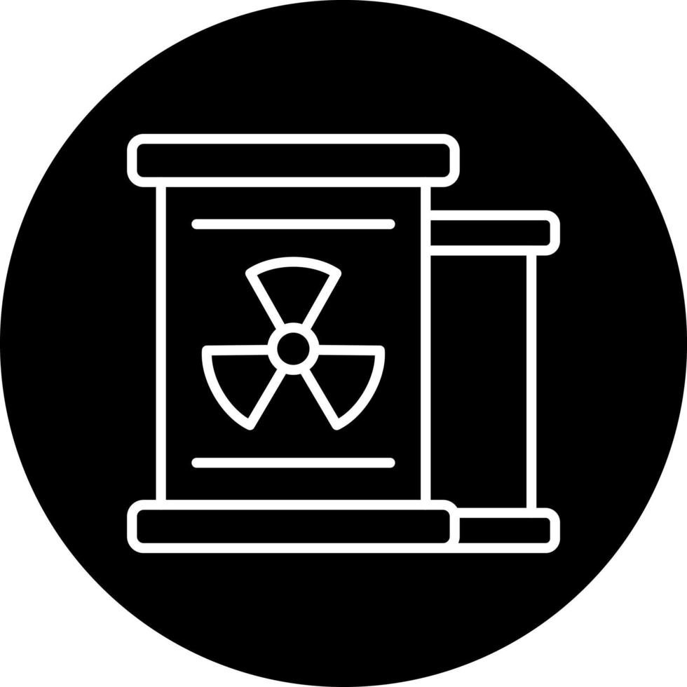 Nuclear Waste Vector Icon Style