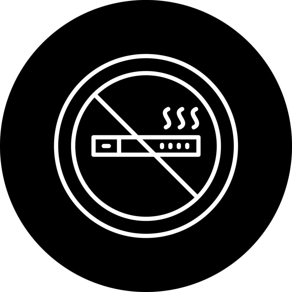 No Smoking Vector Icon Style