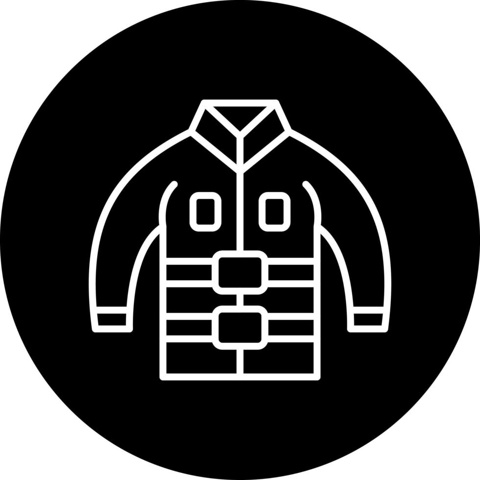 Firefighter Jacket Vector Icon Style