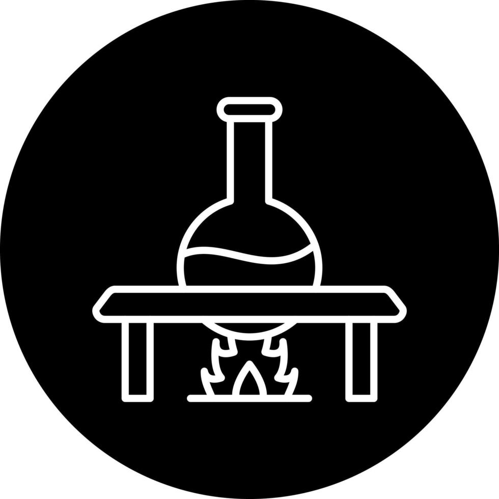 Bunsen Burner Vector Icon Style