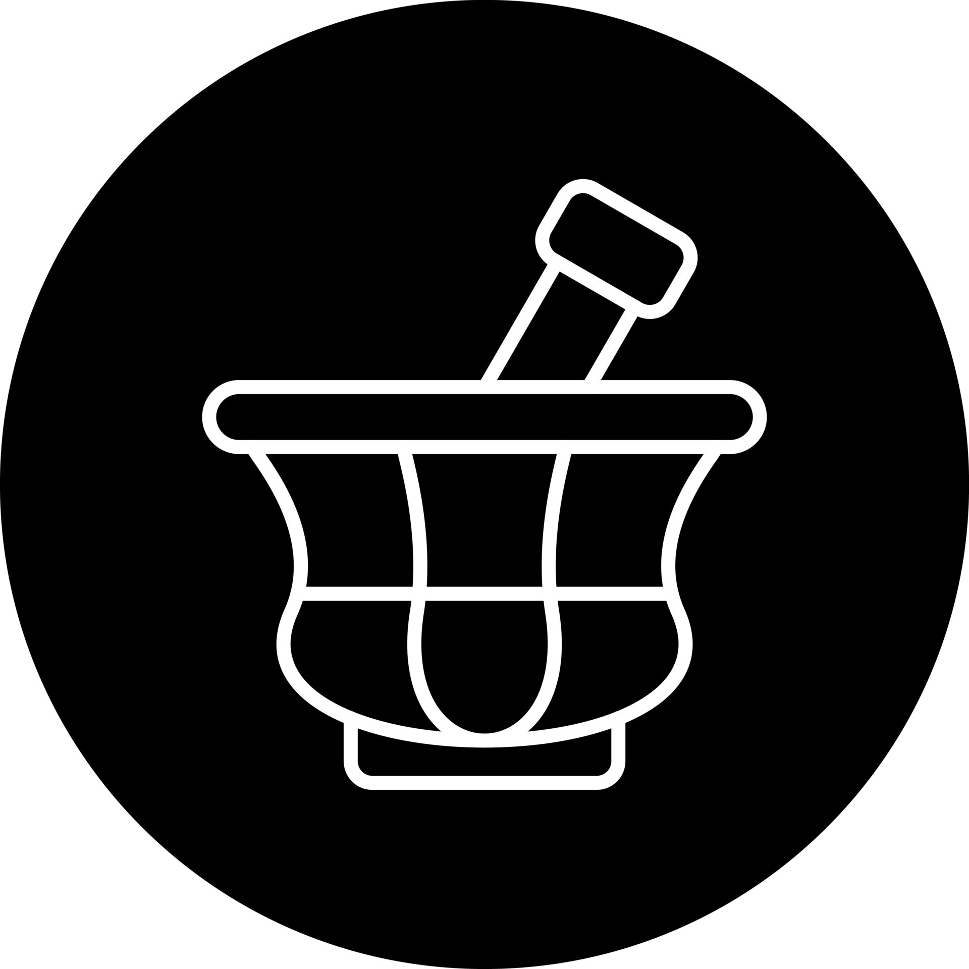 Mortar Vector Icon Style 22552104 Vector Art at Vecteezy