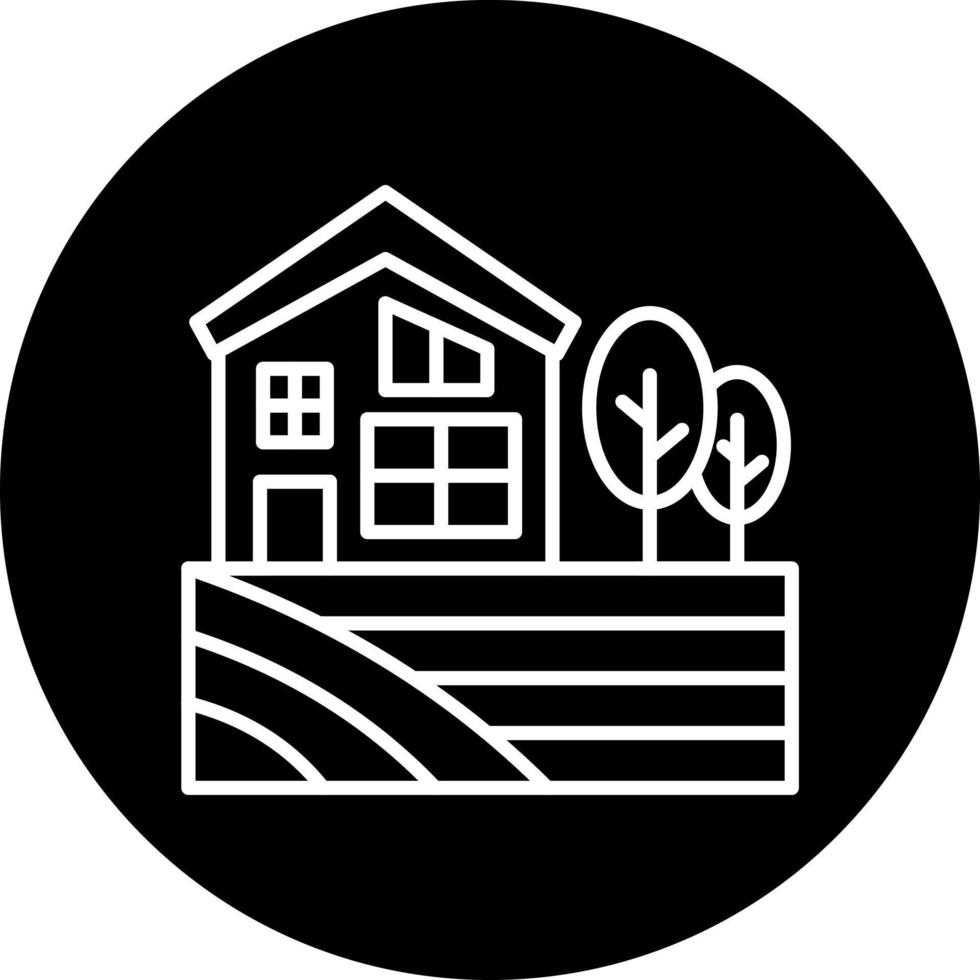 Village Vector Icon Style