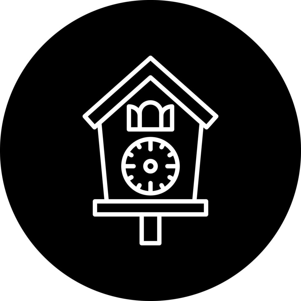 Cuckoo Clock Vector Icon Style