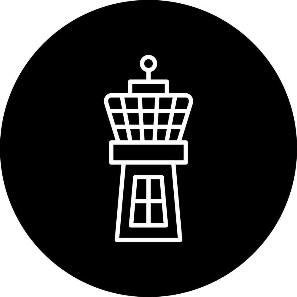 Control Tower Vector Icon Style