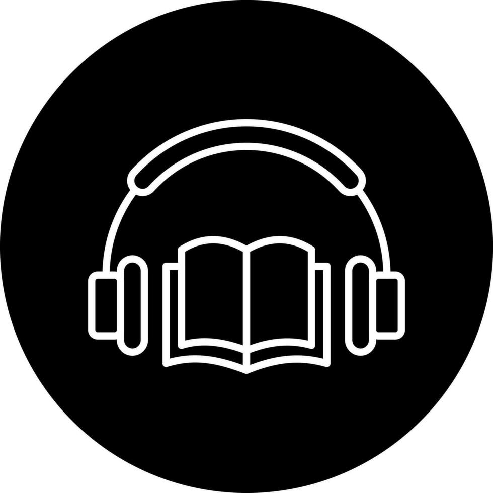 audio libro vector icono estilo