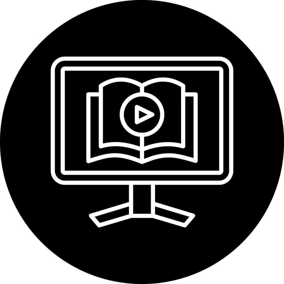 Video Tutorial Vector Icon Style