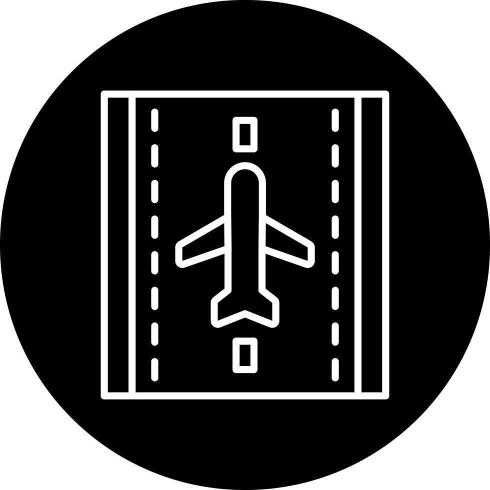Runway Vector Icon Style