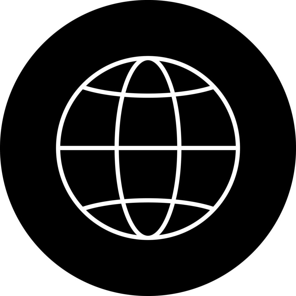 Globe Vector Icon Style