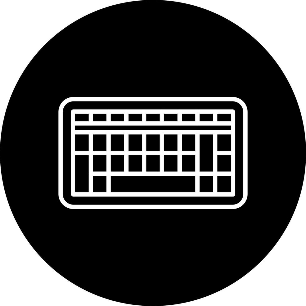 teclado vector icono estilo