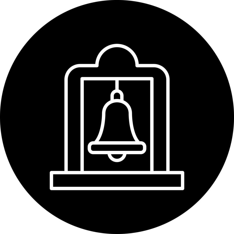 Bell Tower Vector Icon Style