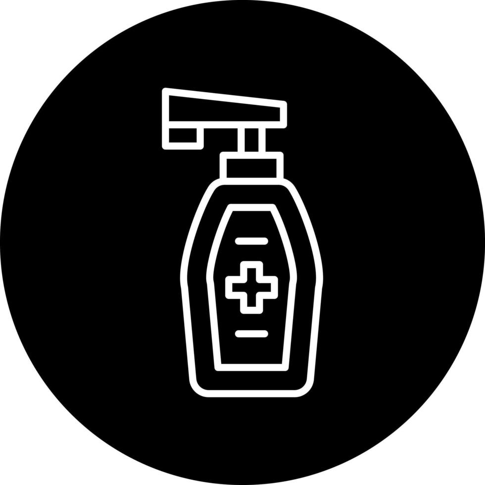 Hand Sanitizer Vector Icon Style