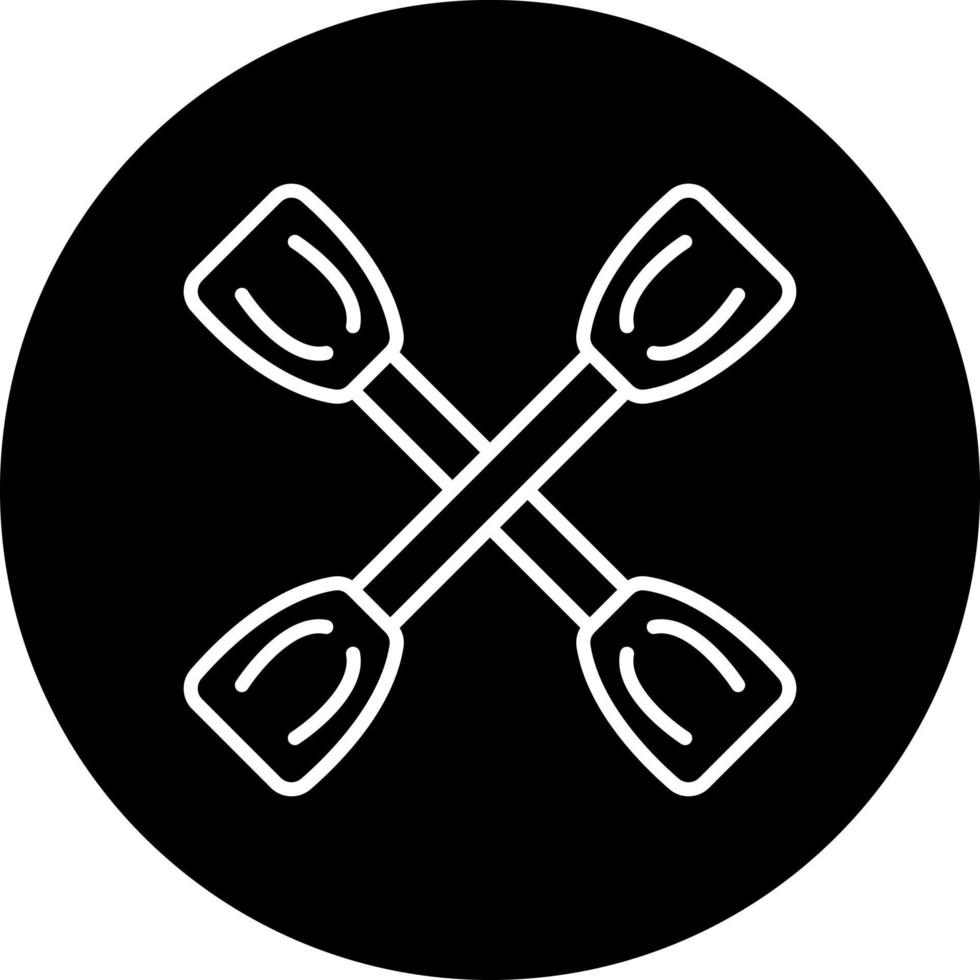 Paddles Vector Icon Style