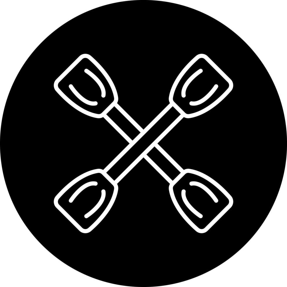 Paddles Vector Icon Style