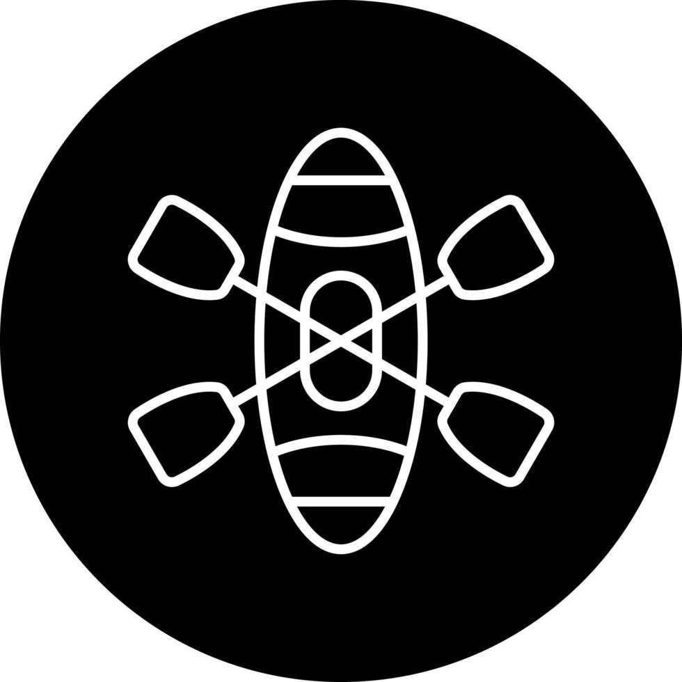 Kayak Vector Icon Style
