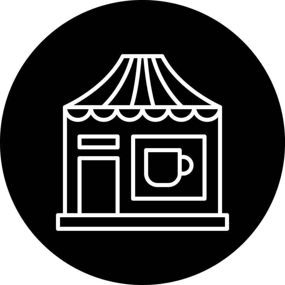 Tea Stall Vector Icon Style