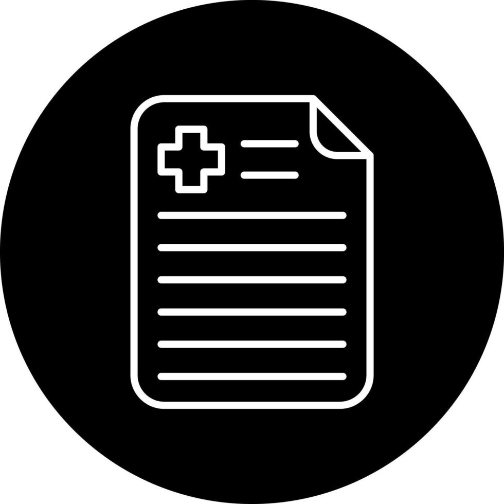 Medical Report Vector Icon Style