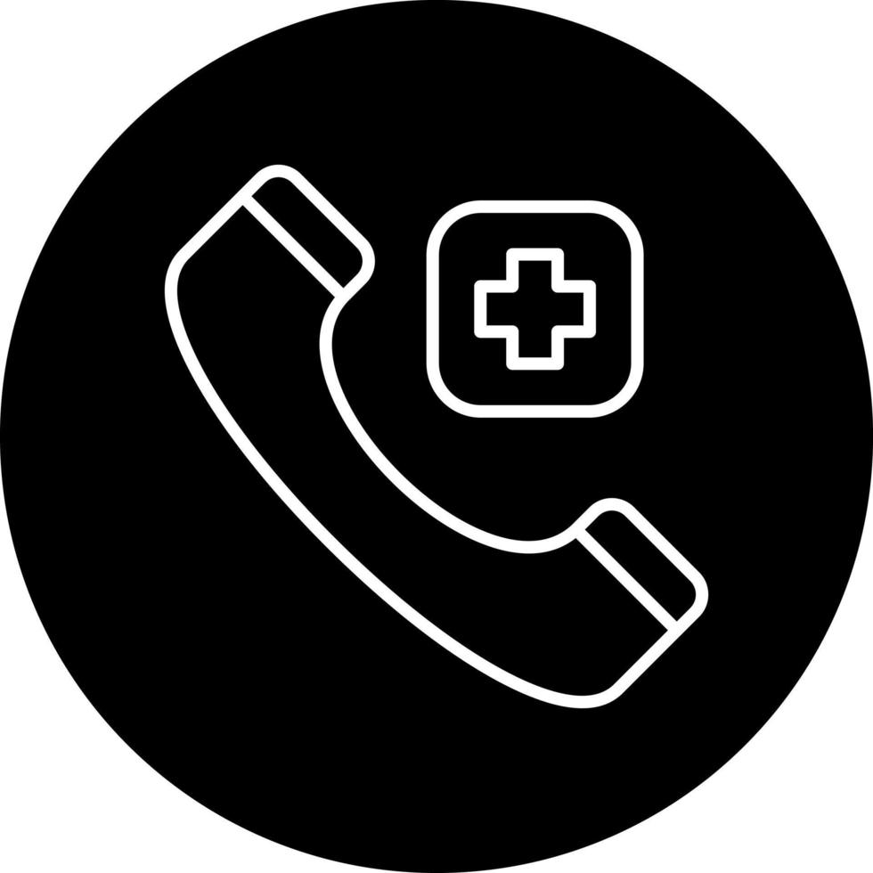 Emergency Call Vector Icon Style