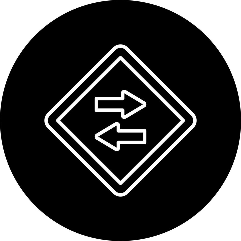 Two Way Vector Icon Style