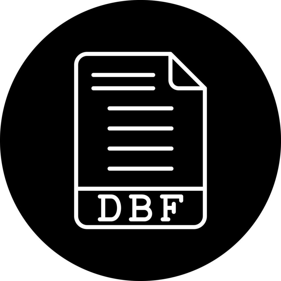 DBF Vector Icon Style