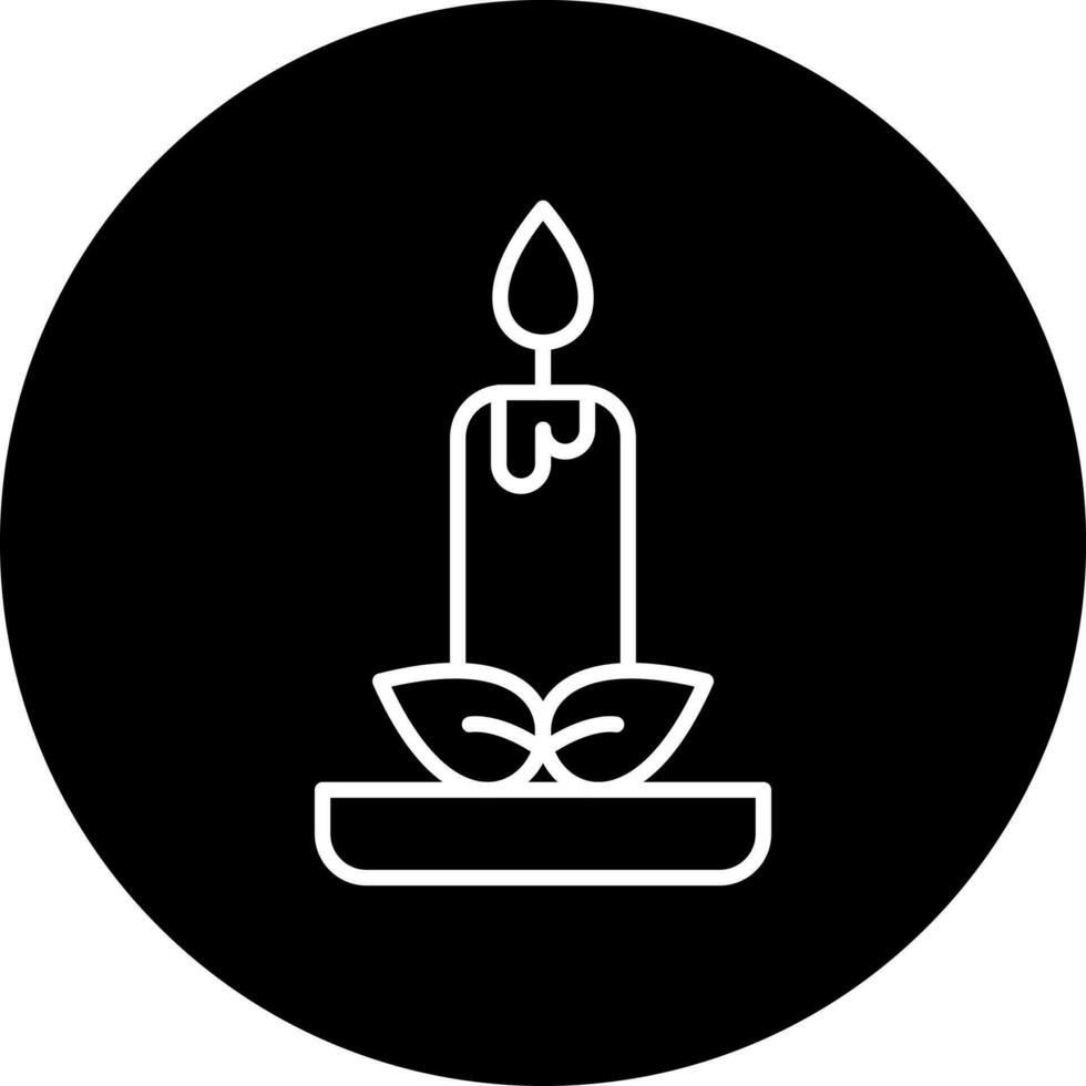 Candle Vector Icon Style