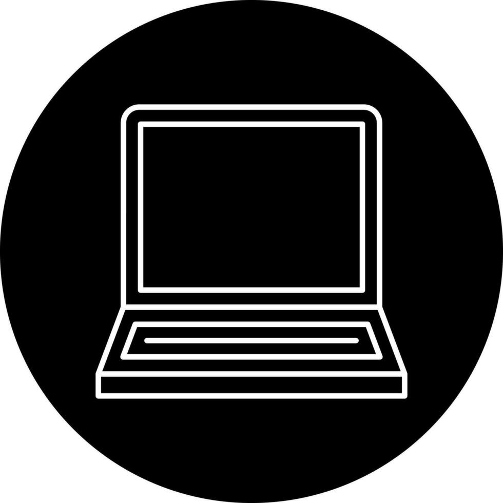 Laptop Vector Icon Style