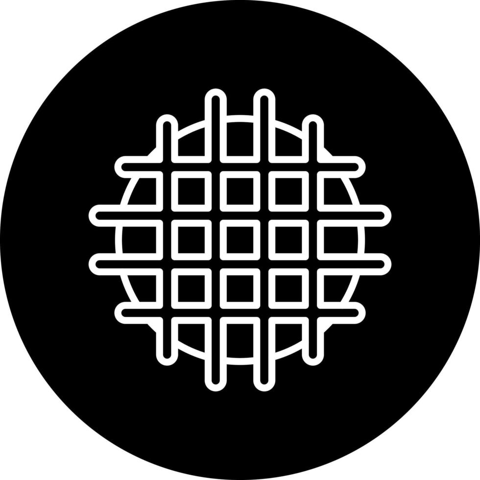 Waffle Vector Icon Style