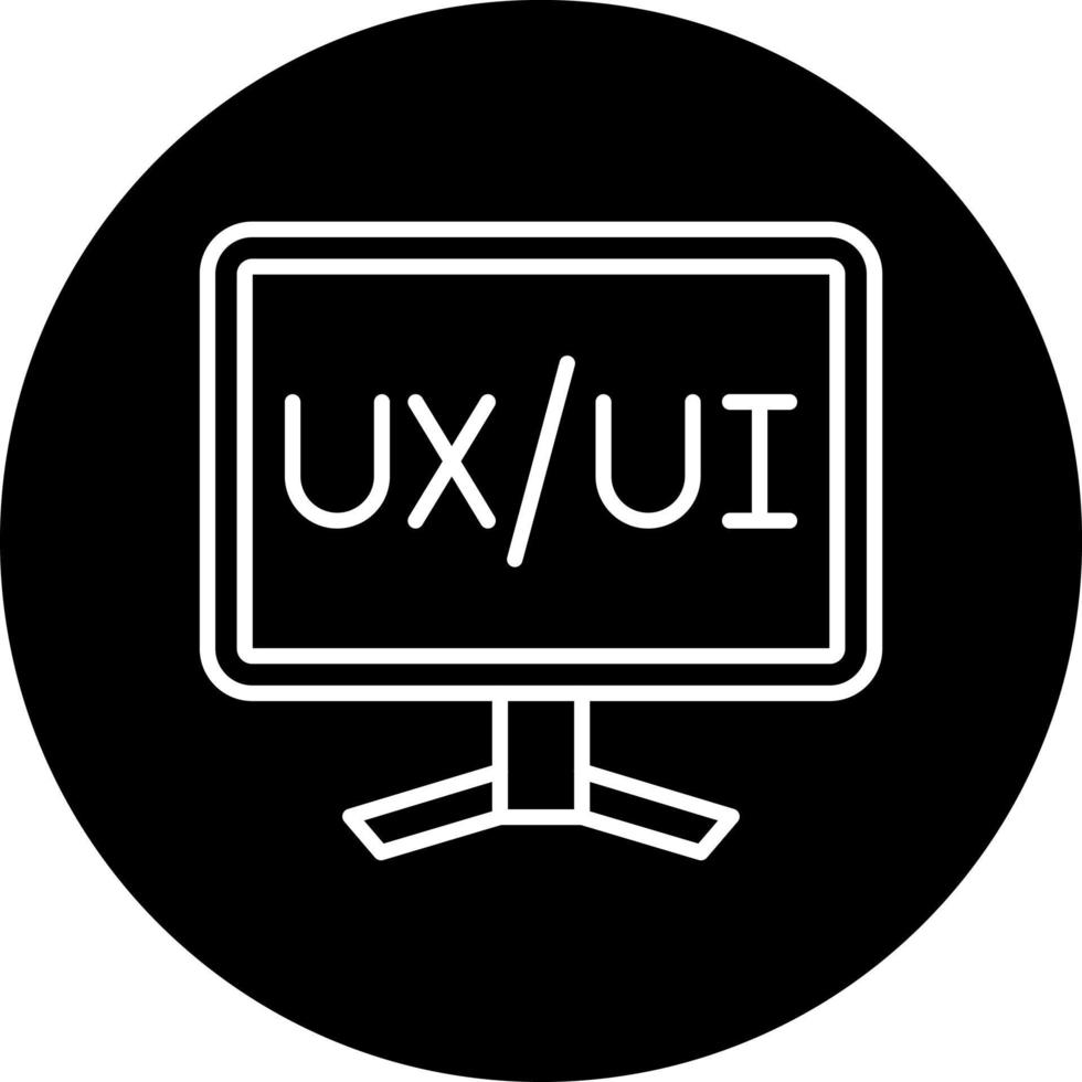 ux interfaz vector icono estilo
