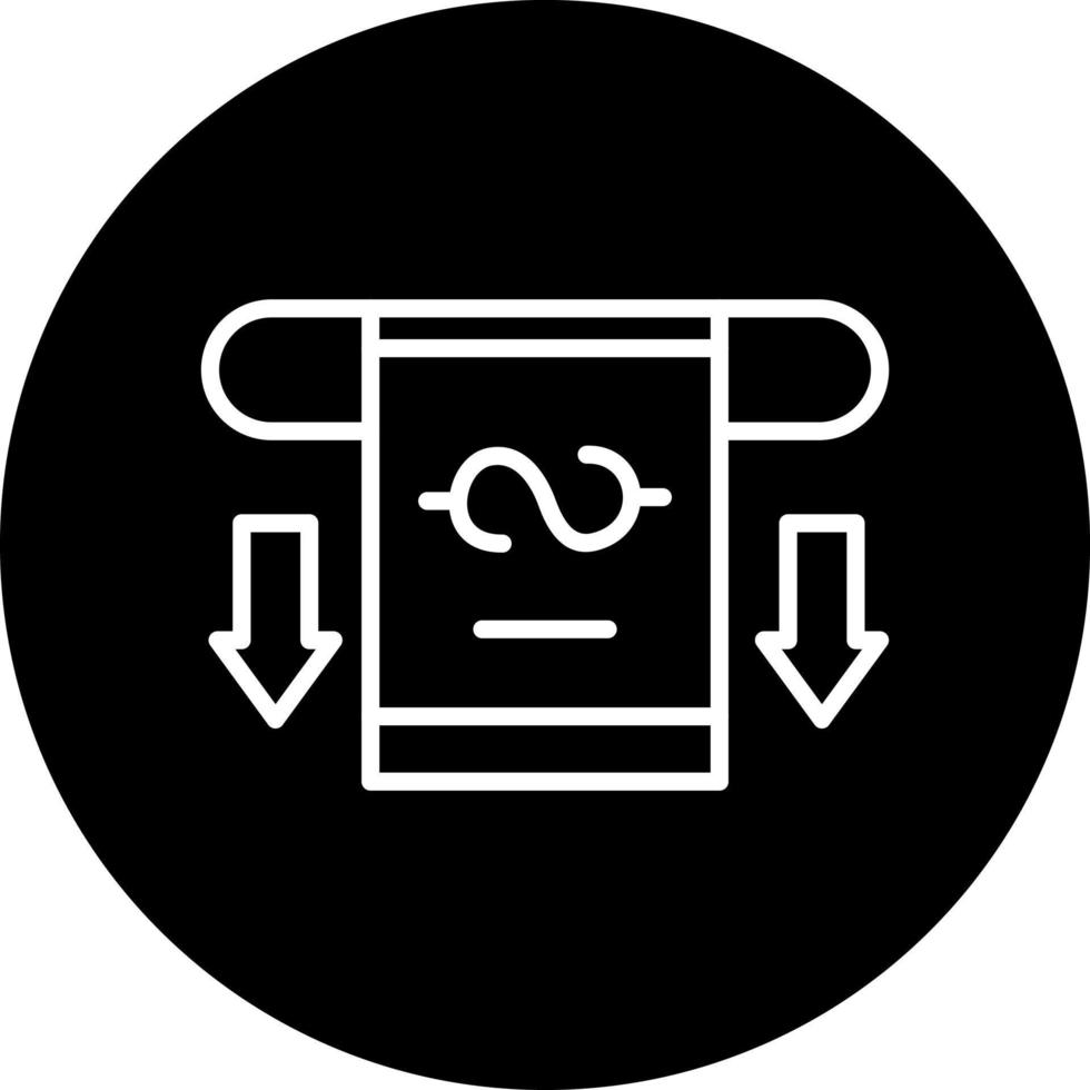 Withdraw Vector Icon Style