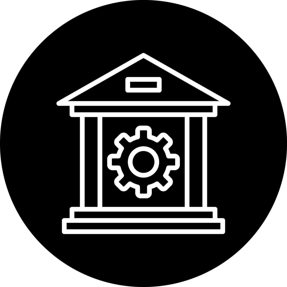 Banking System Vector Icon Style