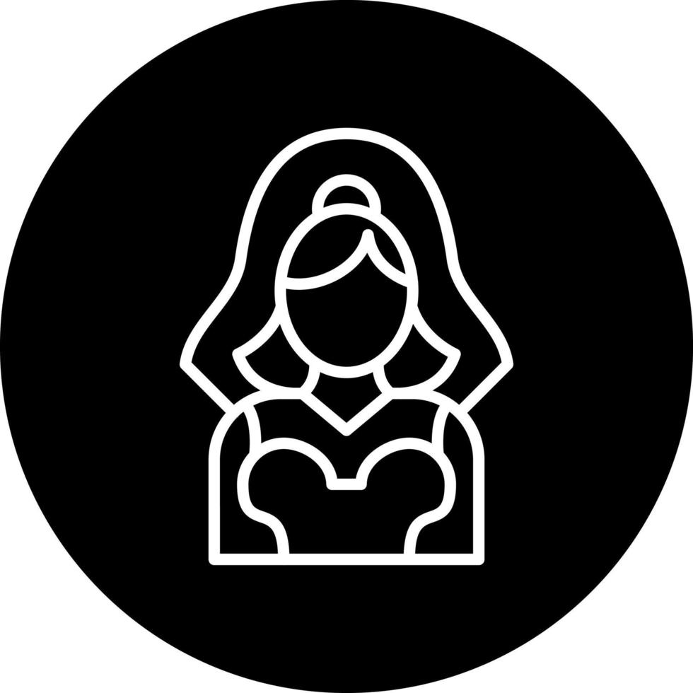 Bride Vector Icon Style