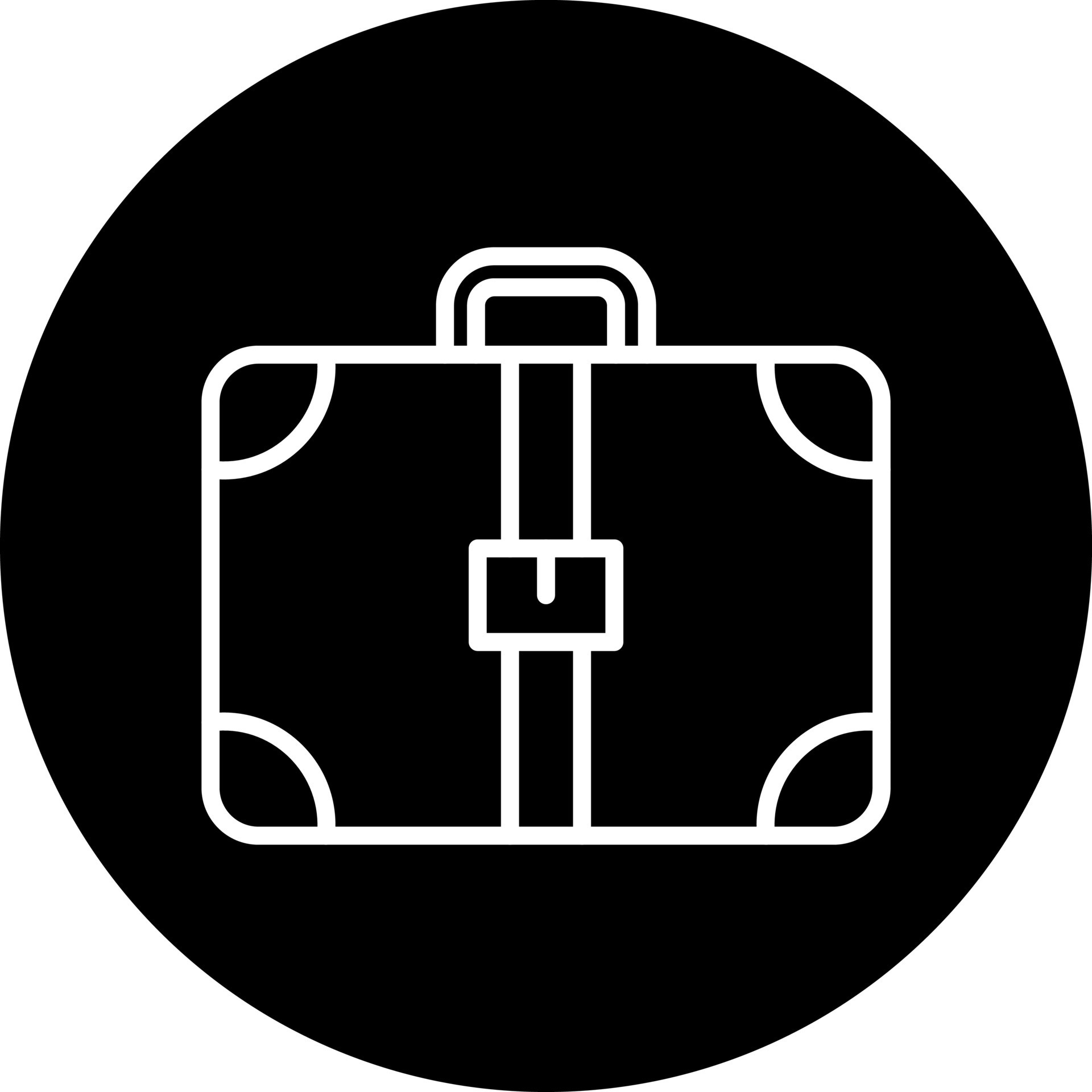 Suitcase Vector Icon Style 22553620 Vector Art at Vecteezy