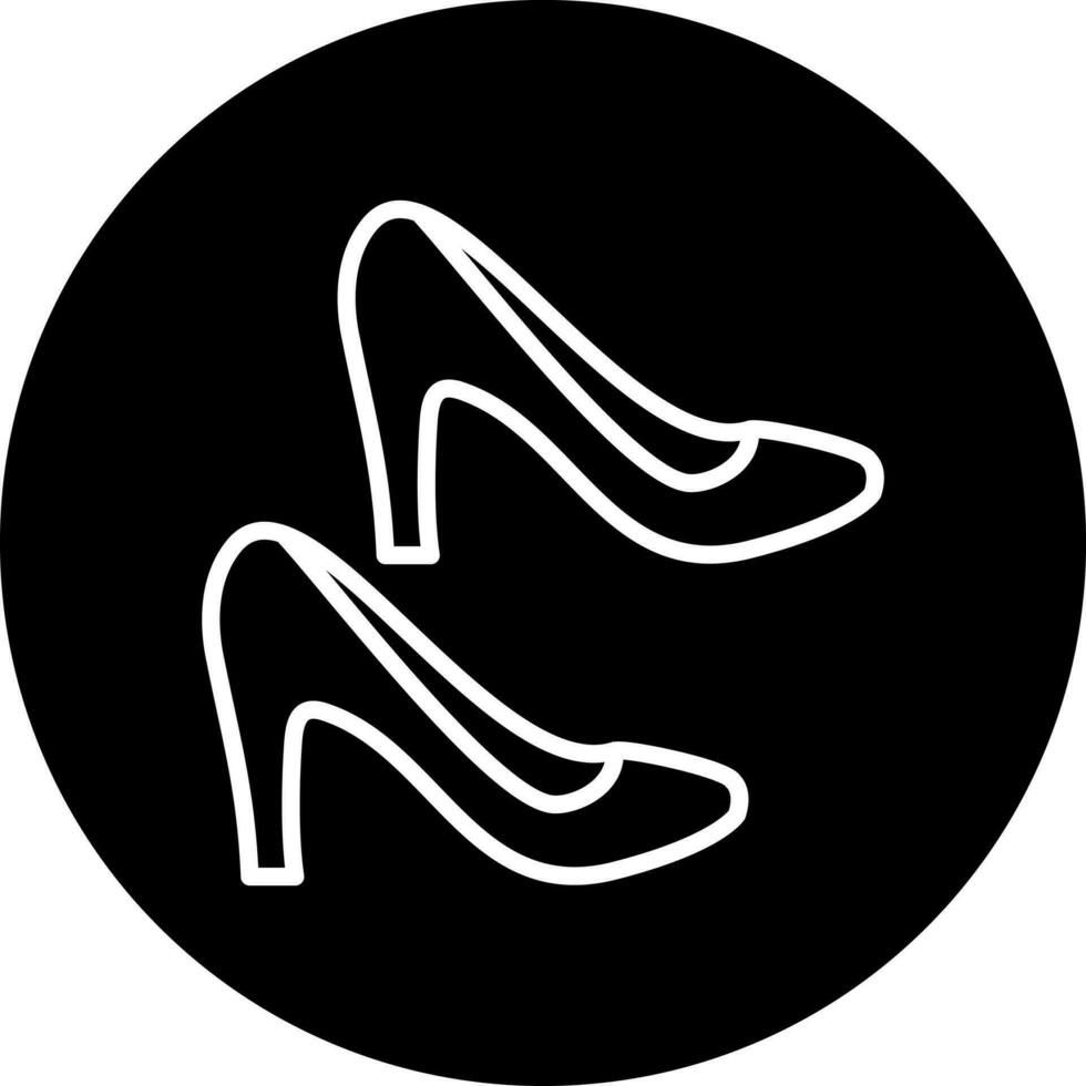 High Heels Vector Icon Style