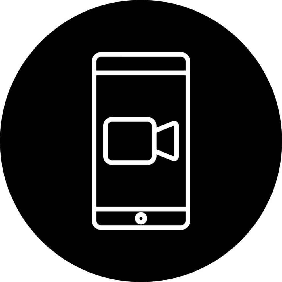 Video Call Vector Icon Style