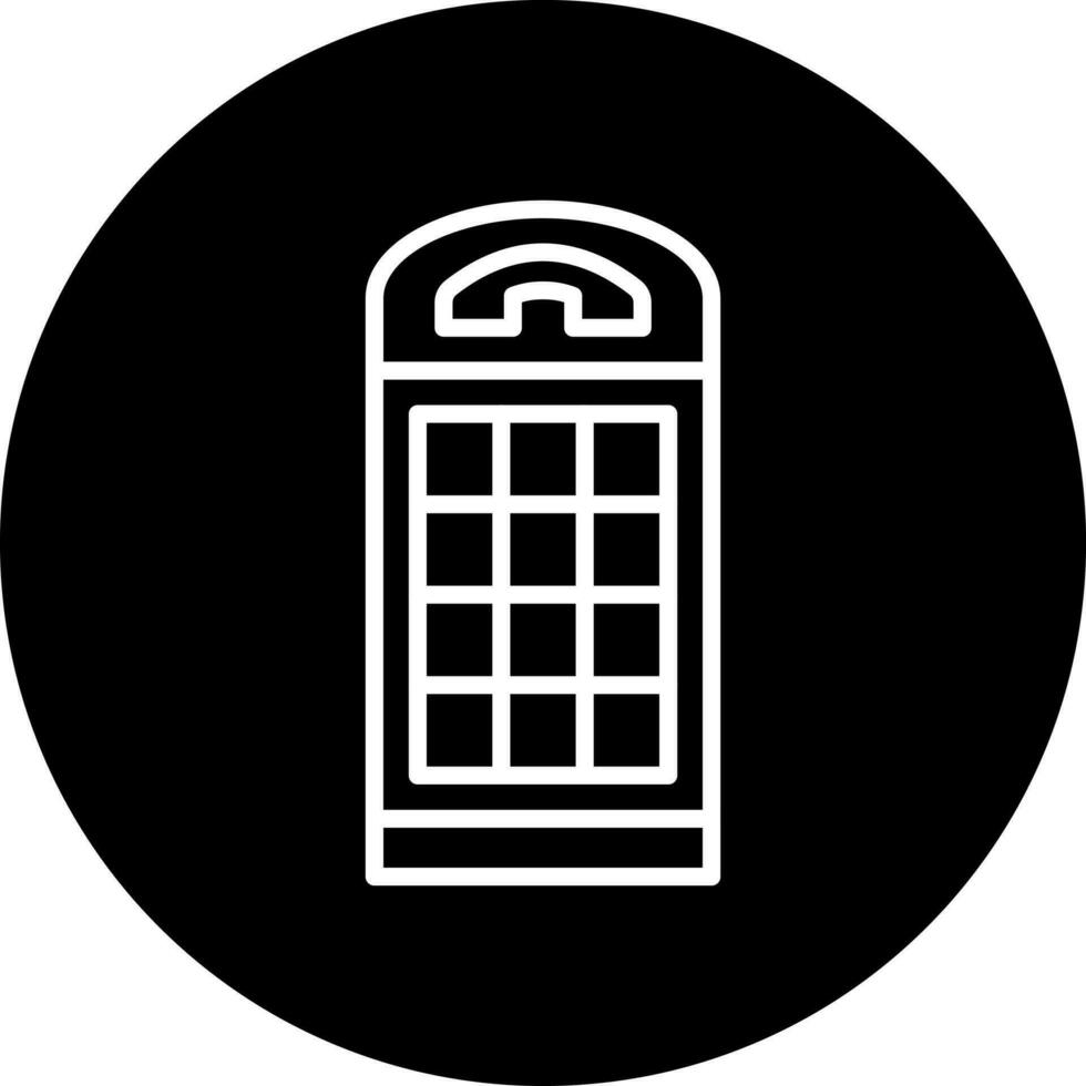 Phone Booth Vector Icon Style