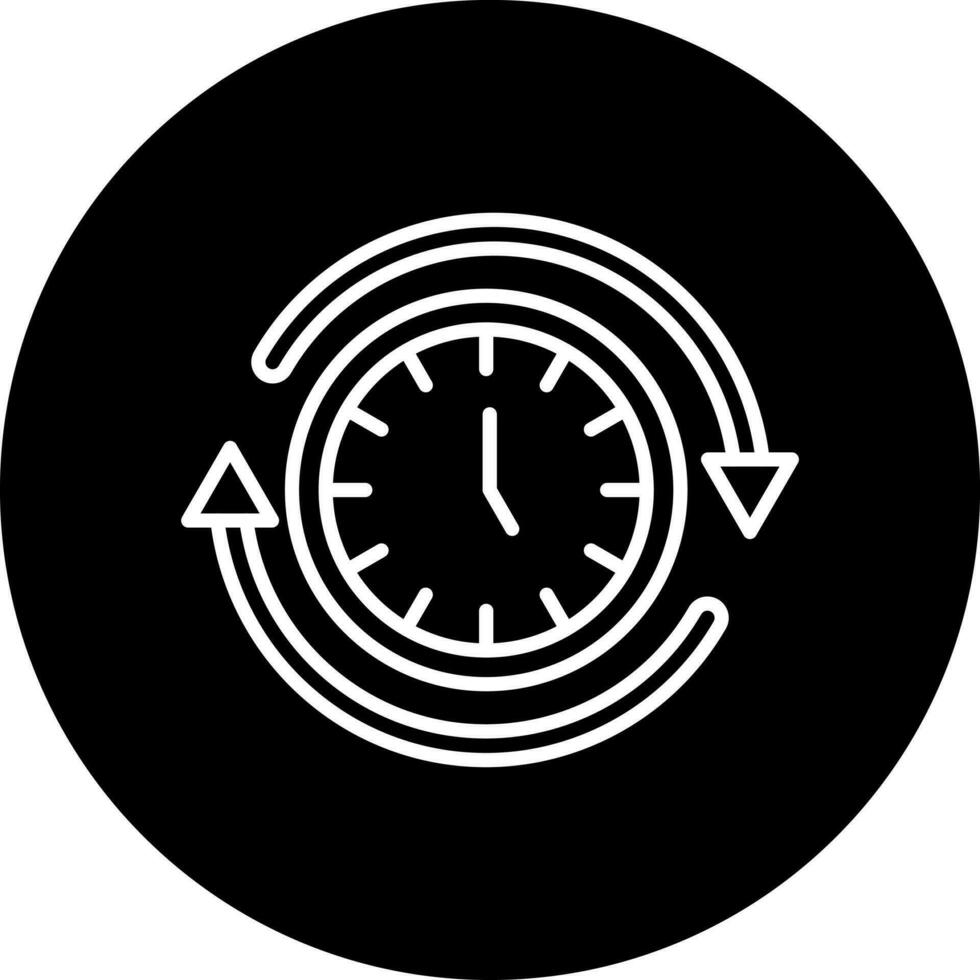 Working Time Vector Icon Style