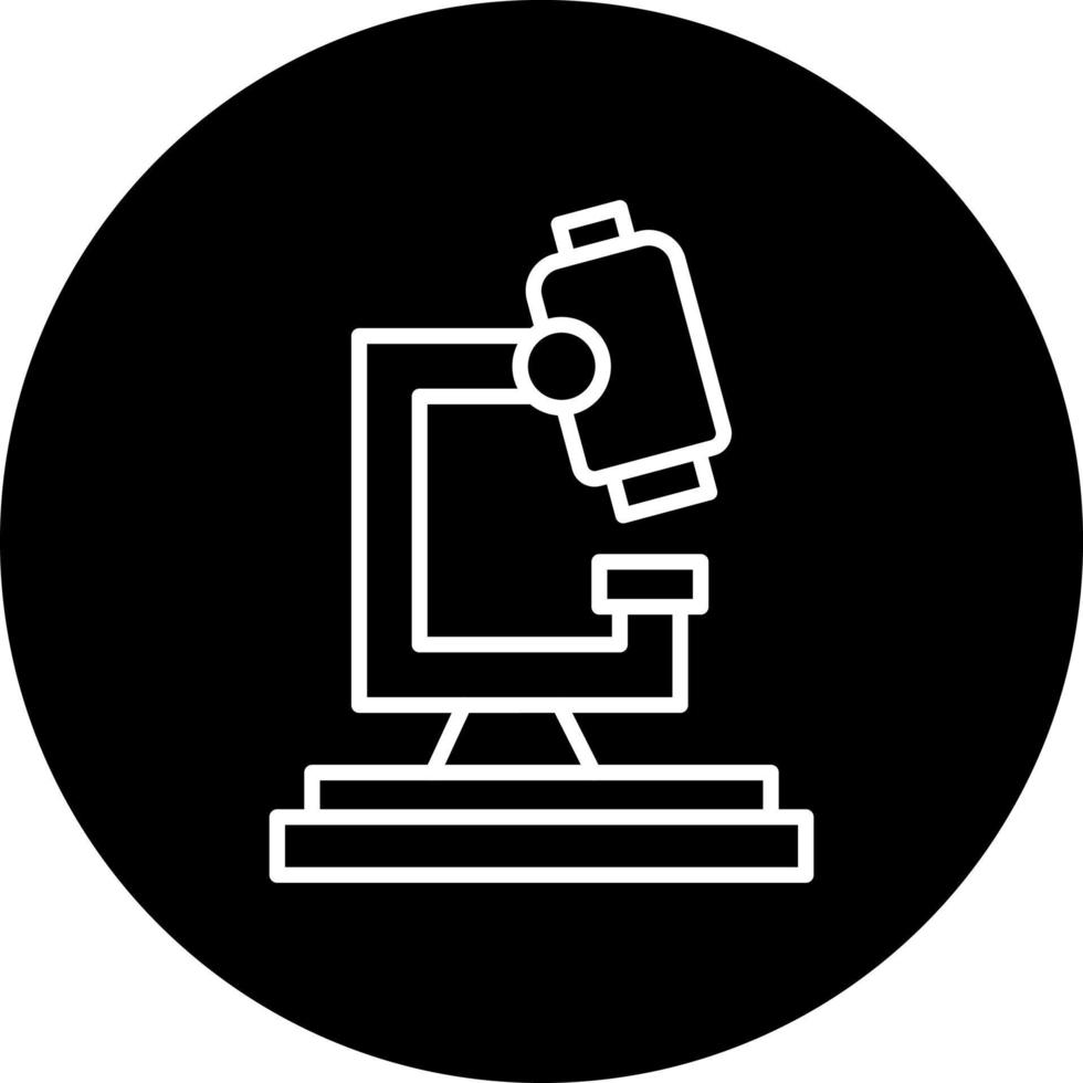 Microscope Vector Icon Style