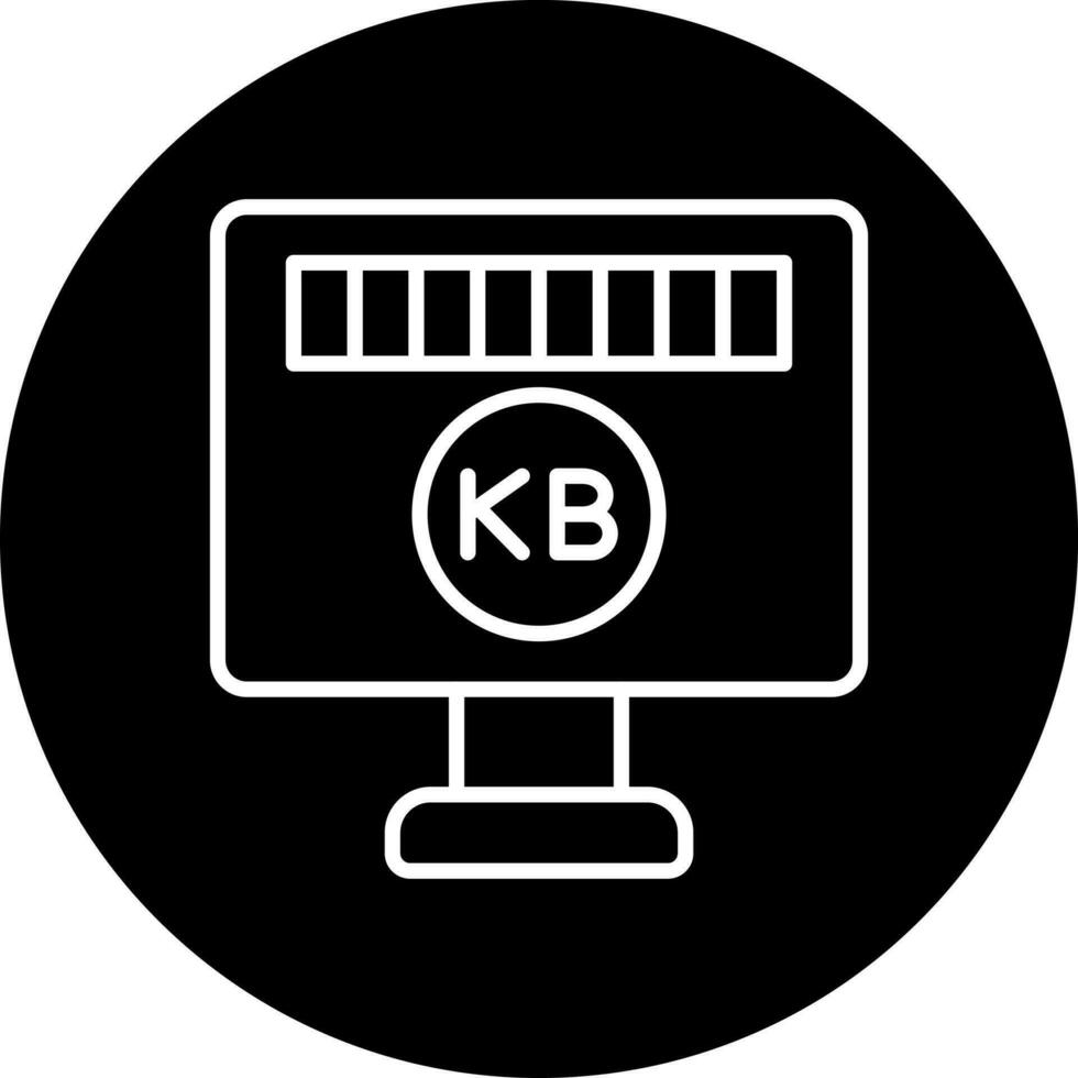 Kilobyte Vector Icon Style