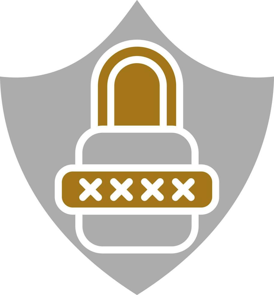 secure pasword Vector Icon Style
