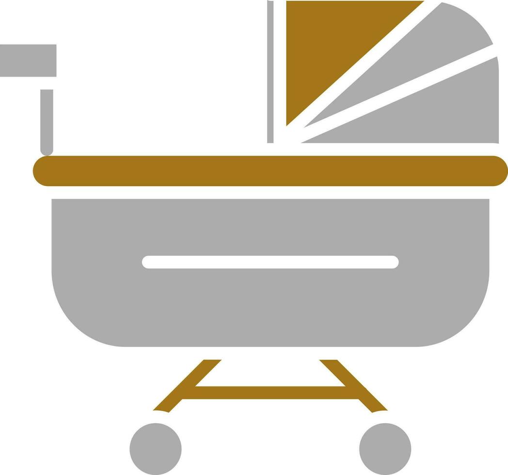 stroller Vector Icon Style