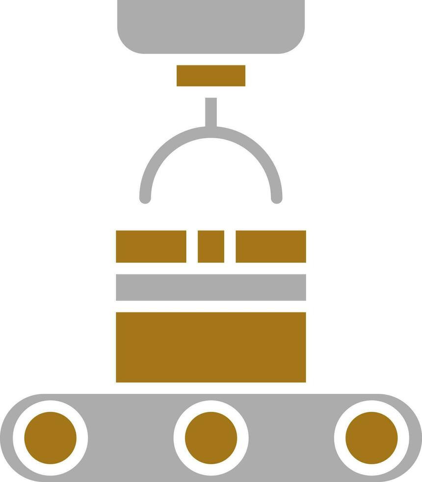 conveyor robot Vector Icon Style