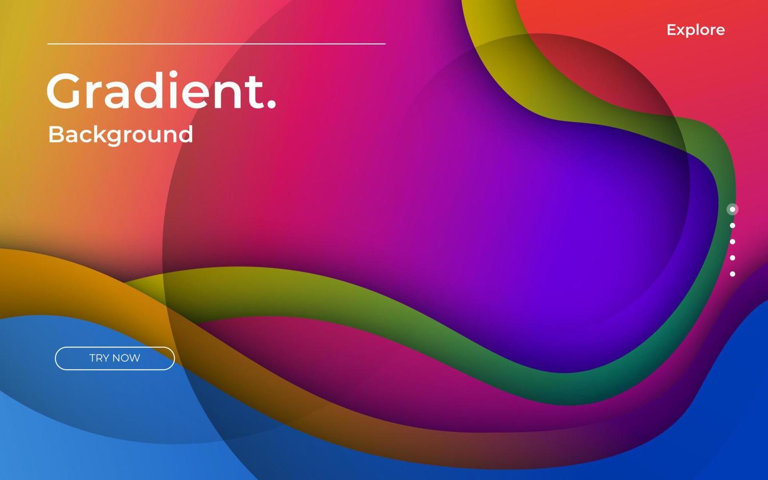 Minimalist landing page abstract colorful papercut background. Website UI design background. eps10 vector