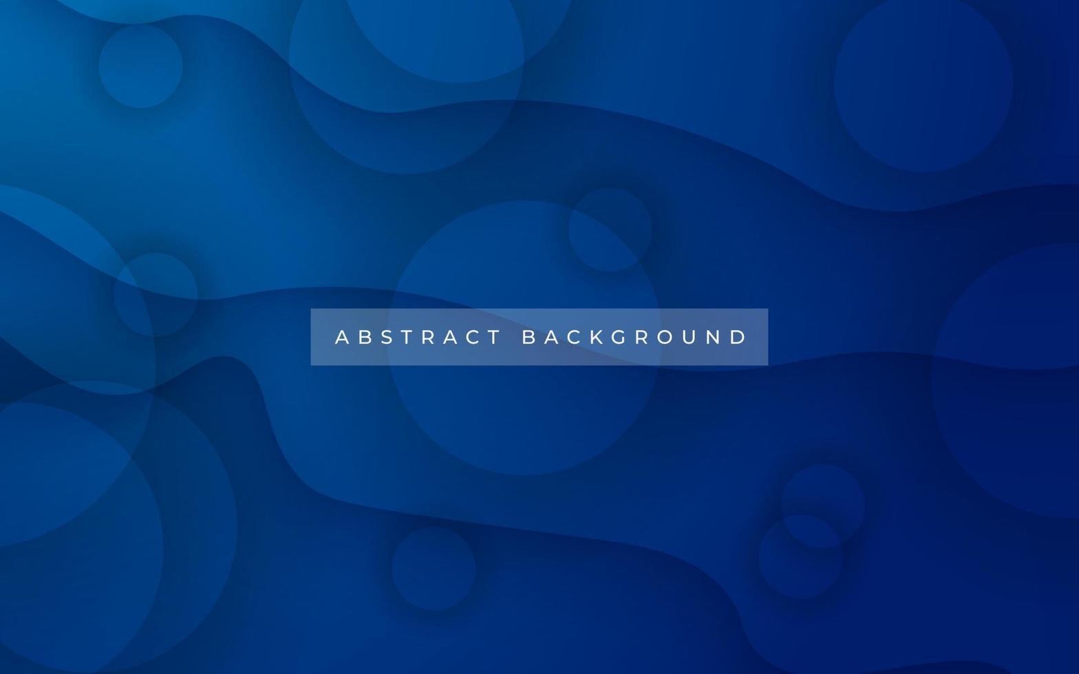 abstract modern blue gradient circle shadow and wave shape decoration background. eps10 vector