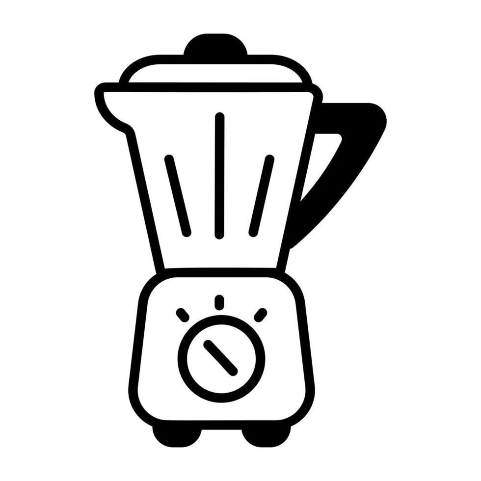 Trendy Blender Machine vector